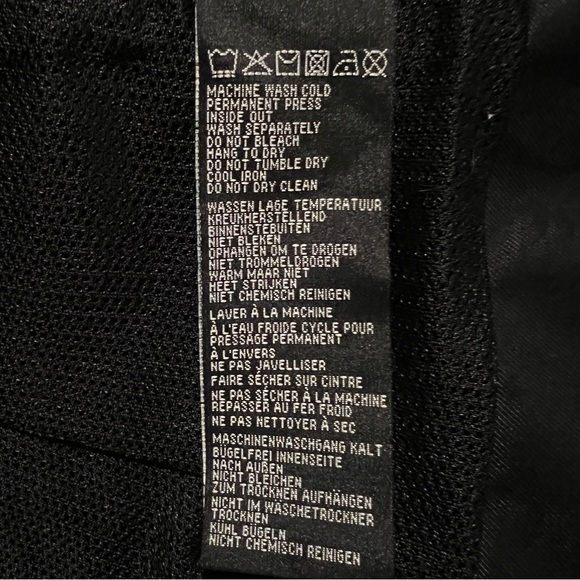 HARLEY-DAVIDSON Black Rhinestone Water Resistant Jacket, Size Medium - Picture 7 of 7